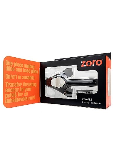 PERFECT FIT BRAND - ZORO STRAP ON 5.5 W S/M WAISTBAND BLACK