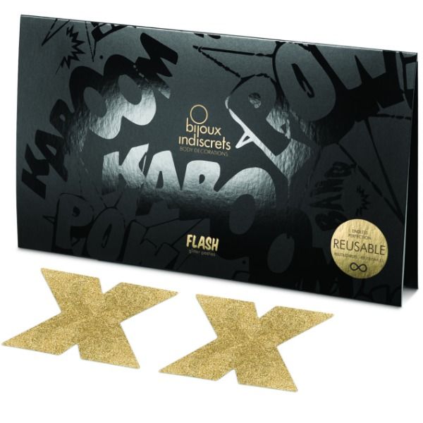 BIJOUX - COPRI CAPEZZOLI IN ORO FLASH CROSS INDISCRETS