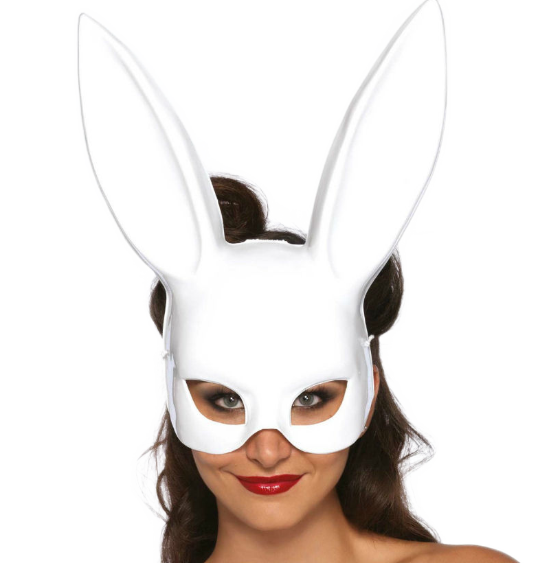 LEG AVENUE - MASCHERA CONIGLIO MASCHERATA BIANCA