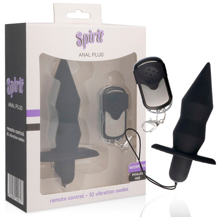 SPIRIT - PLUG ANALE TELECOMANDO NERO