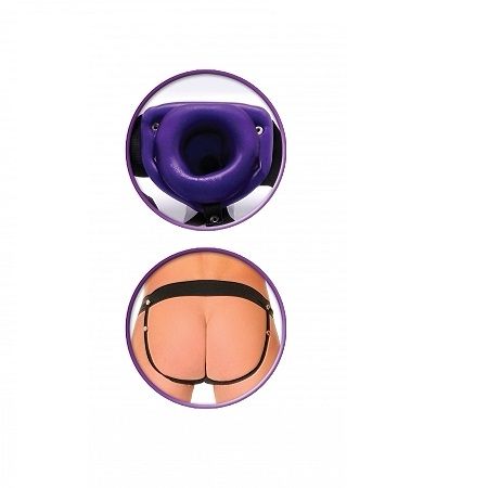 FETISH FANTASY SERIE - SERIE PURPLE DREAM HOLLOW STRAP ON