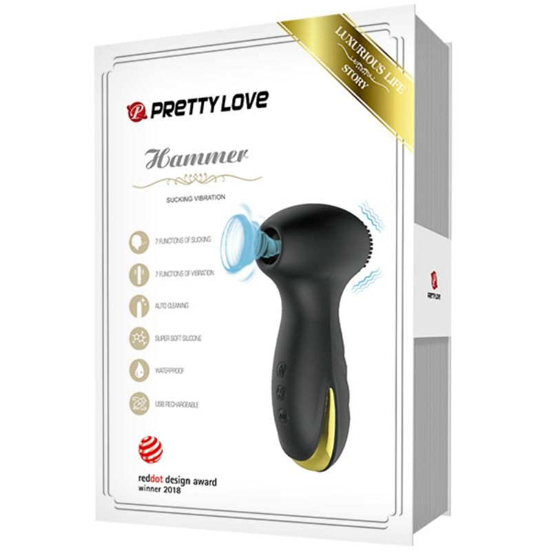 PRETTY LOVE - SMART HAMMER VIBRAZIONE E ASPIRAZIONE