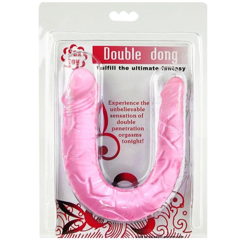 BAILE - DOPPELTER DONG, DOPPELTER ROSA DILDO
