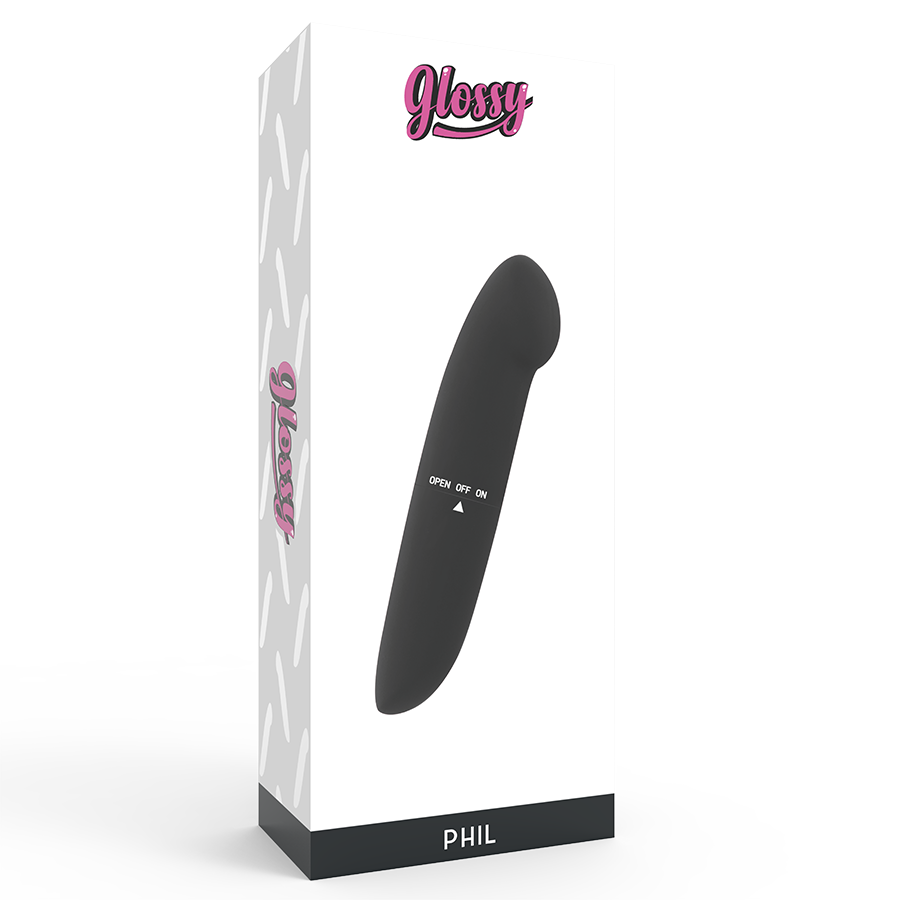 GLÄNZEND - PHIL VIBRATOR SCHWARZ