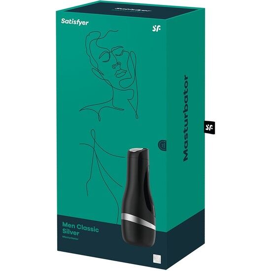 SATISFYER - MASTURBATOR MÄNNER CLASSIC SILBER