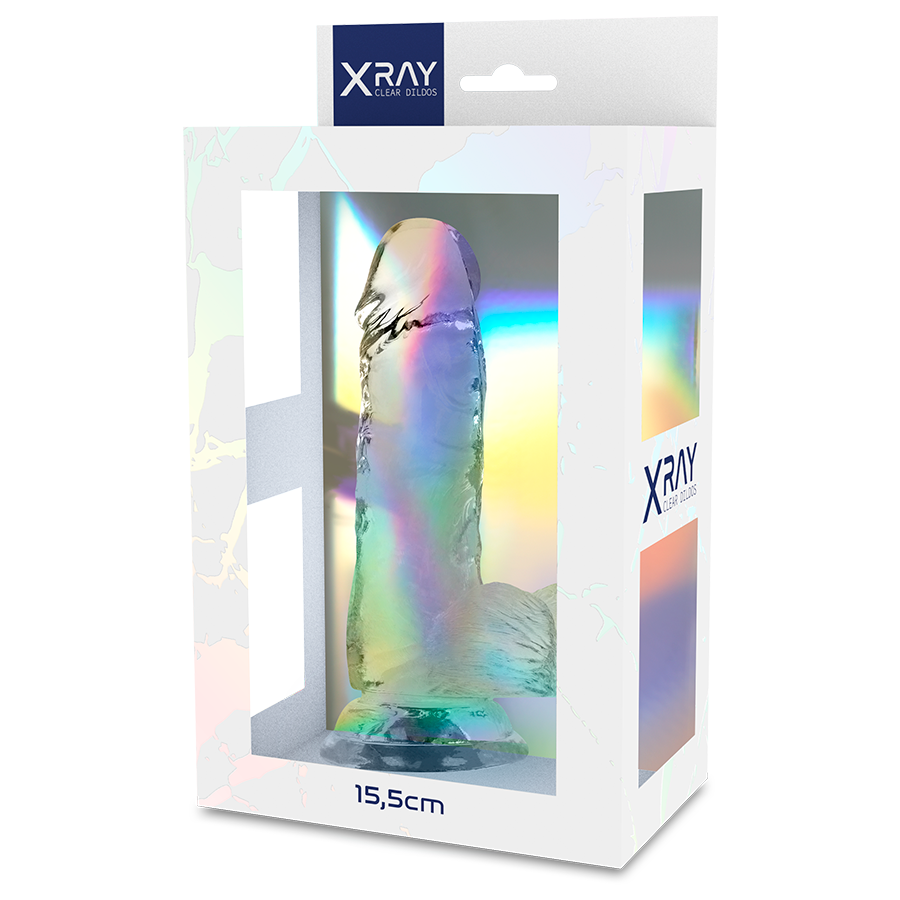 Röntgen - durchsichtiger Penis mit Hoden 15,5 cm -O- 3,5 cm