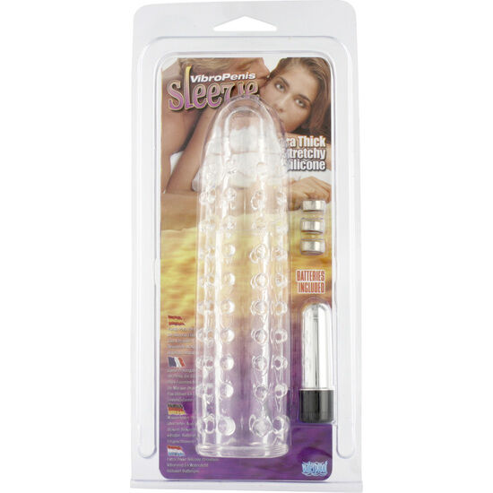 SEVEN CREATIONS - PENISABDECKUNG MIT TRANSPARENTER VIBRATION