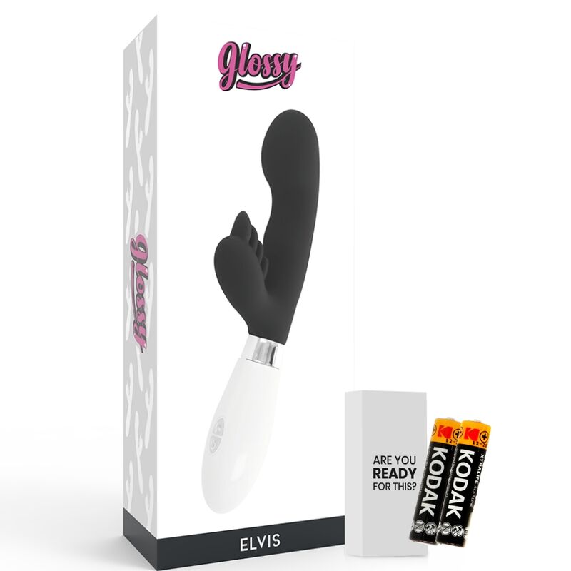 GLÄNZEND - ELVIS KANINCHEN SCHWARZ