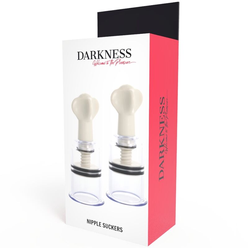DARKNESS - TRANSPARENTER NIPPELSAUGER MIT 5 CM DURCHMESSER