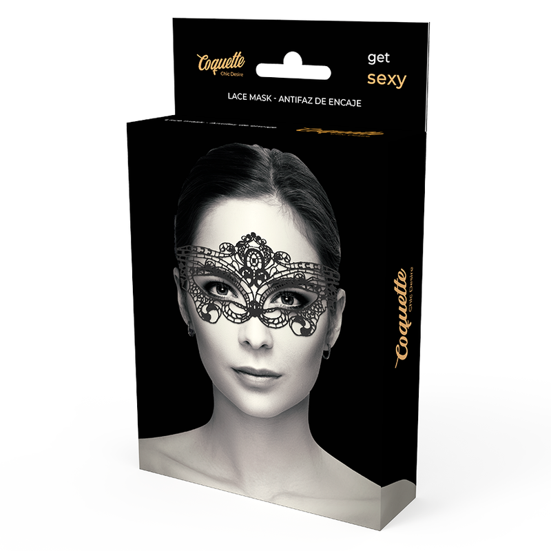 COQUETTE CHIC DESIRE - SPITZENMASKE SCHWARZ