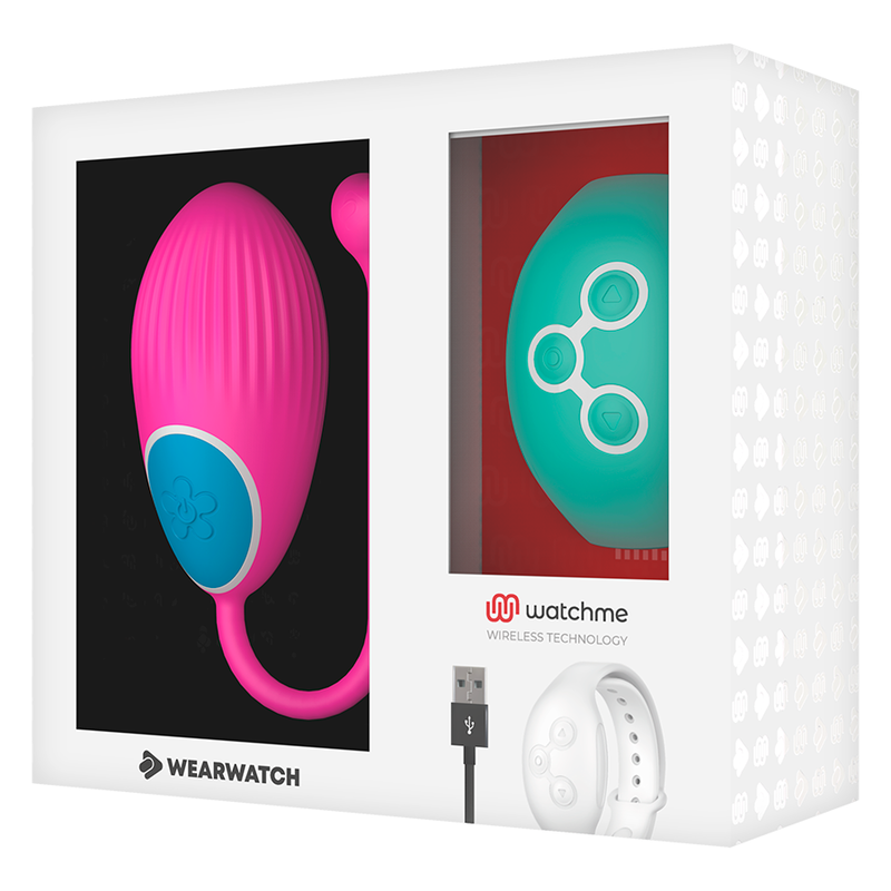 WEARWATCH - WATCHME TECHNOLOGY TELECOMANDO UOVO FUCSIA / ACQUA DI MARE