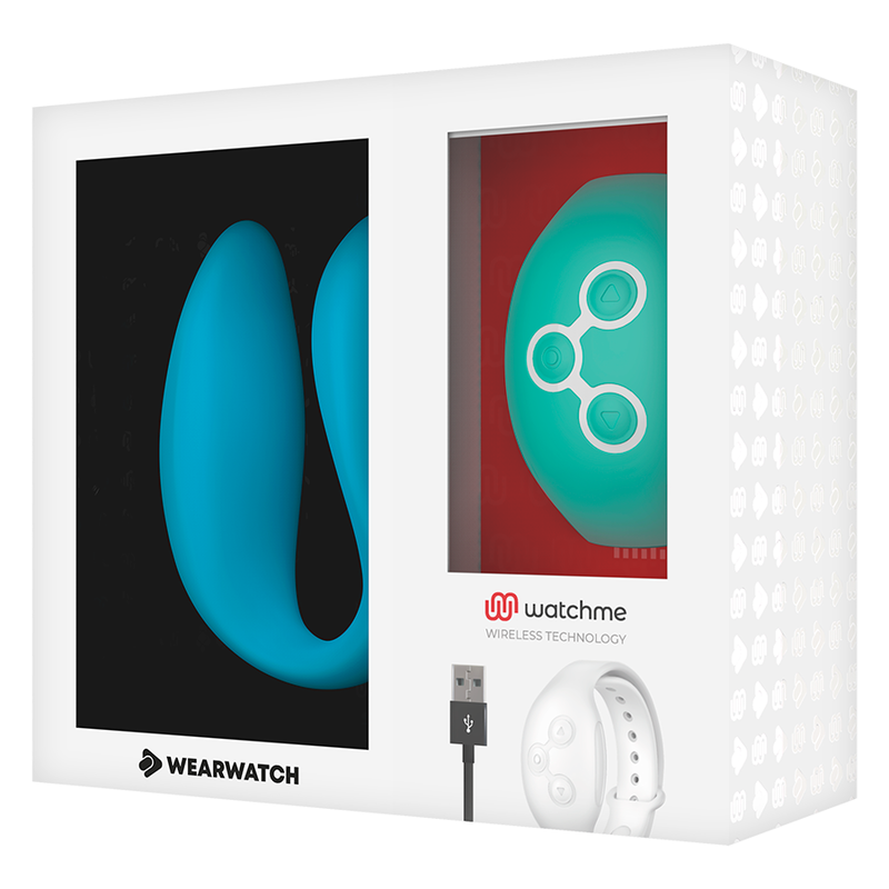 WEARWATCH - DUAL TECHNOLOGY WATCHME VIBRATOR INDIGO/MEERWASSER