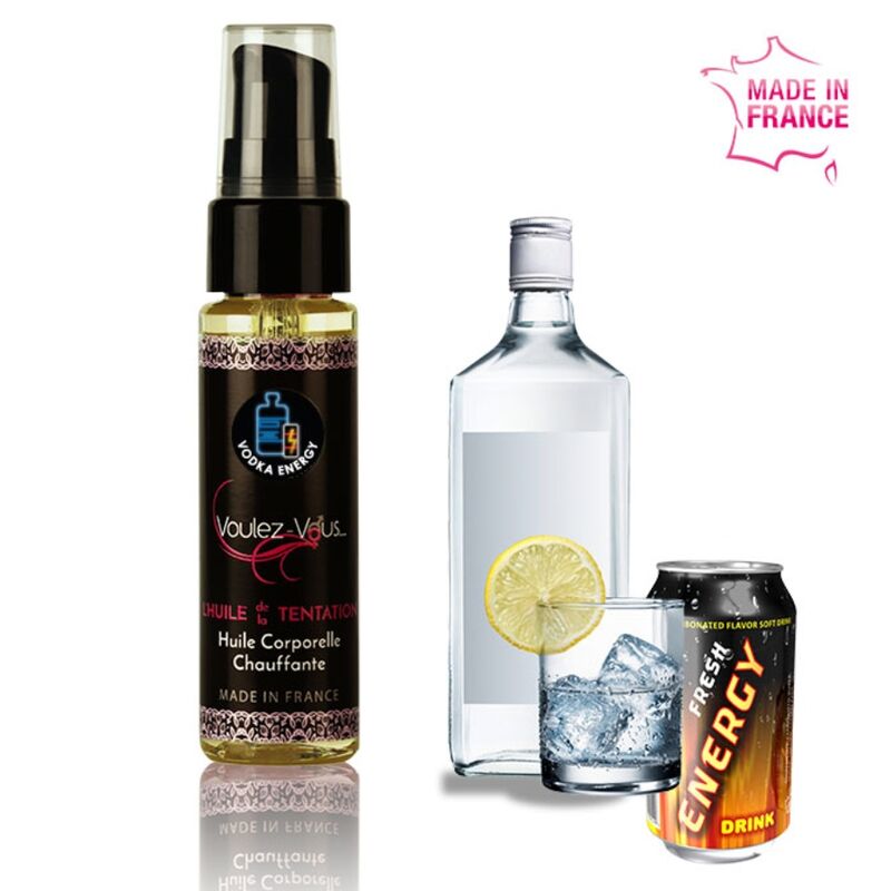 VOULEZ-VOUS - OLIO CORPO RISCALDANTE - VODKA RED BULL 35 ML