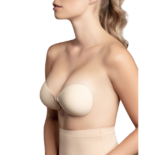 BYE-BRA - REGGISENO INVISIBILE NERO COPPA A