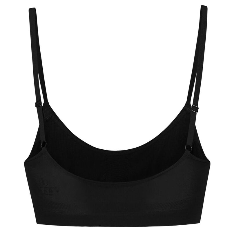 BYE-BRA - MEDIUM CONTROL BRA SEAMLESS BLACK SIZE S