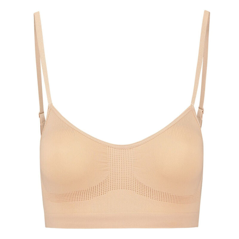 BYE-BRA - REGGISENO MEDIO CONTROLLO SENZA CUCITURE NERO TAGLIA S