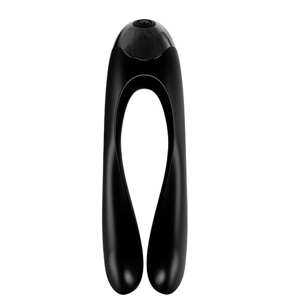 SATISFYER - VIBRATORE DA DITA CANDY CANE ARANCIONE