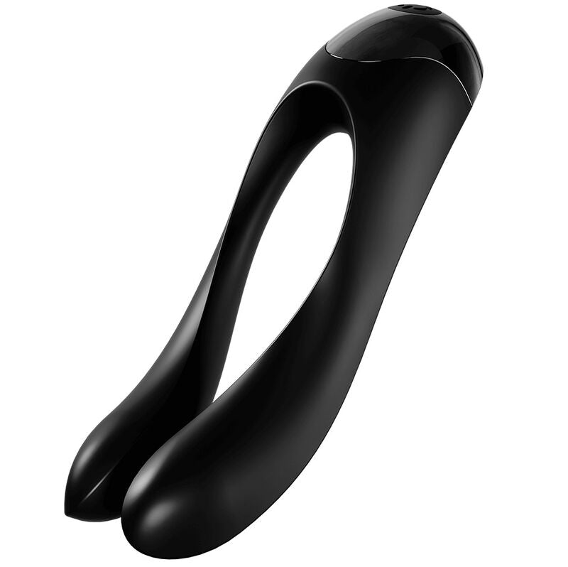 SATISFYER - VIBRATORE DA DITA CANDY CANE ARANCIONE