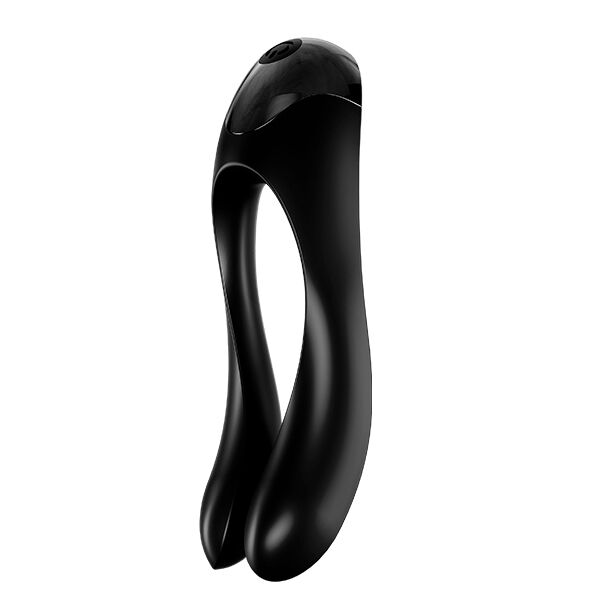 SATISFYER - VIBRATORE DA DITA CANDY CANE ARANCIONE