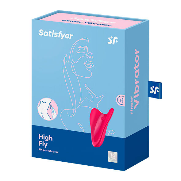 SATISFYER - HIGH FLY FINGERVIBRATOR PINK