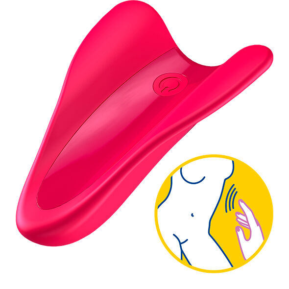 SATISFYER - VIBRATORE DA DITA HIGH FLY FUCSIA