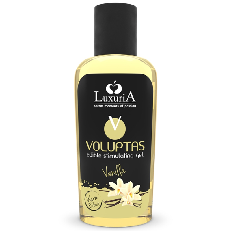 INTIMATELINE LUXURIA - VOLUPTAS ESSBARES MASSAGEGEL MIT WÄRMENDEM EFFEKT - VANILLE 100 ML