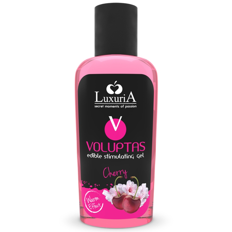 INTIMATELINE LUXURIA - VOLUPTAS ESSBARES MASSAGEGEL MIT WÄRMEFFEKT - KIRSCHE 100 ML