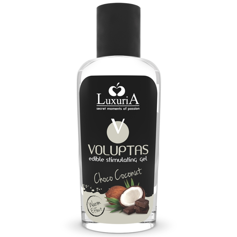 INTIMATELINE LUXURIA - VOLUPTAS GEL MASSAGGIO ALIMENTARE EFFETTO RISCALDANTE - COCCO E PANNA 100 ML