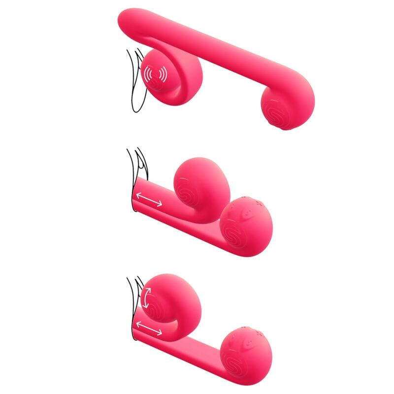 SNAIL VIBE - VIBRATORE MULTIAZIONE ROSA