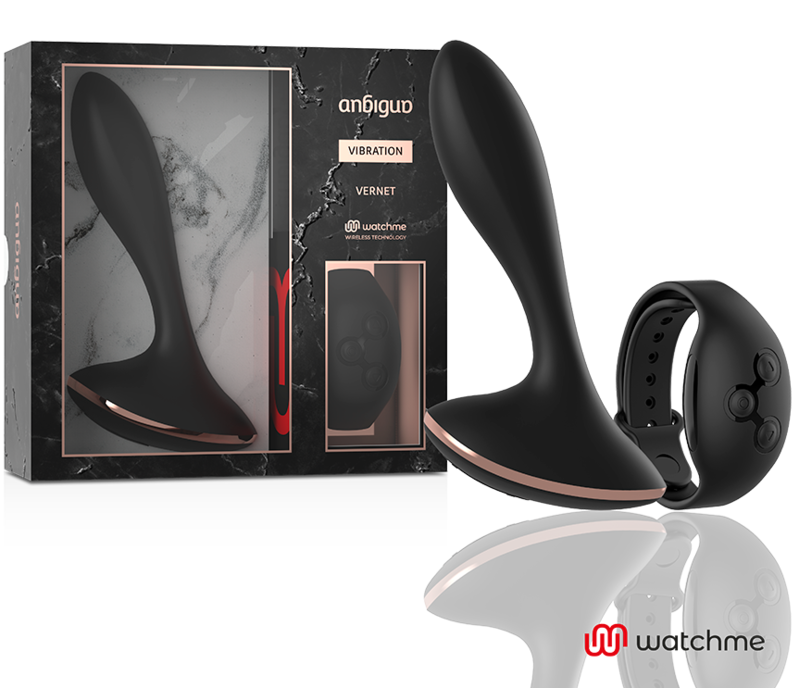 ANBIGUO - WATCHME REMOTE CONTROL VIBRATOR ANAL PLUG VERNET