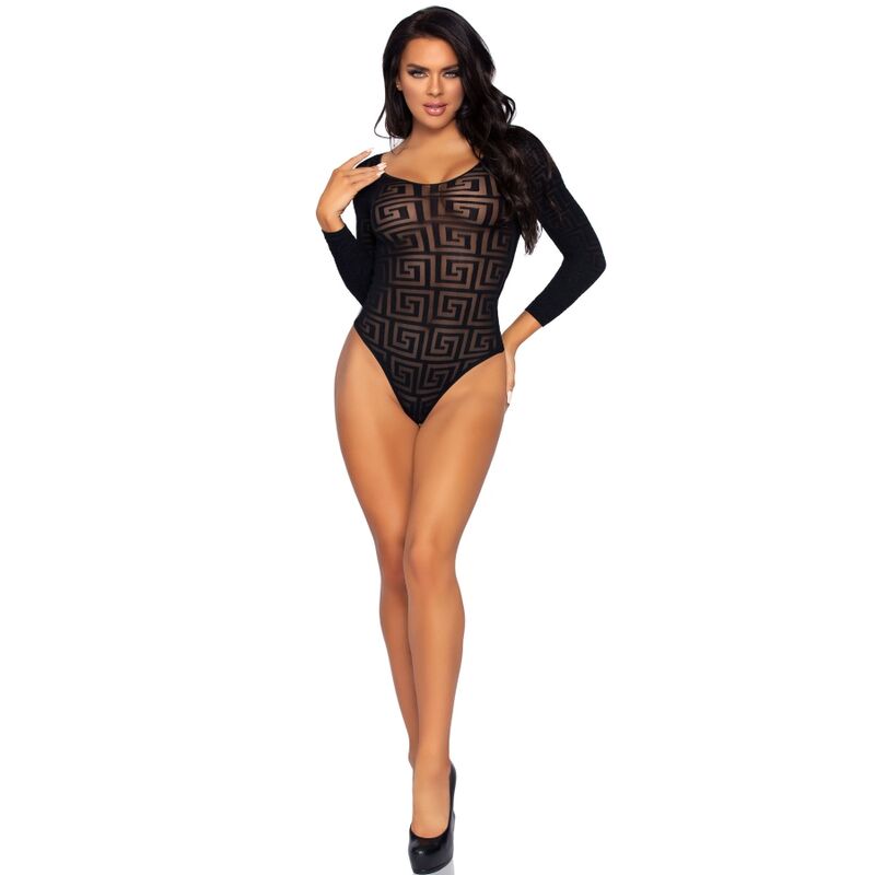 LEG AVENUE - BODY CON CROCHET MOSAIC TAGLIA UNICA