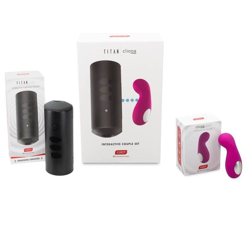 KIIROO - TITAN E CLIONA LILAC COPPIE SET