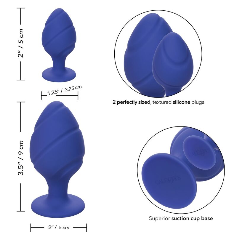 CALEXOTICS - CHEEKY BUTTPLUG VIOLA