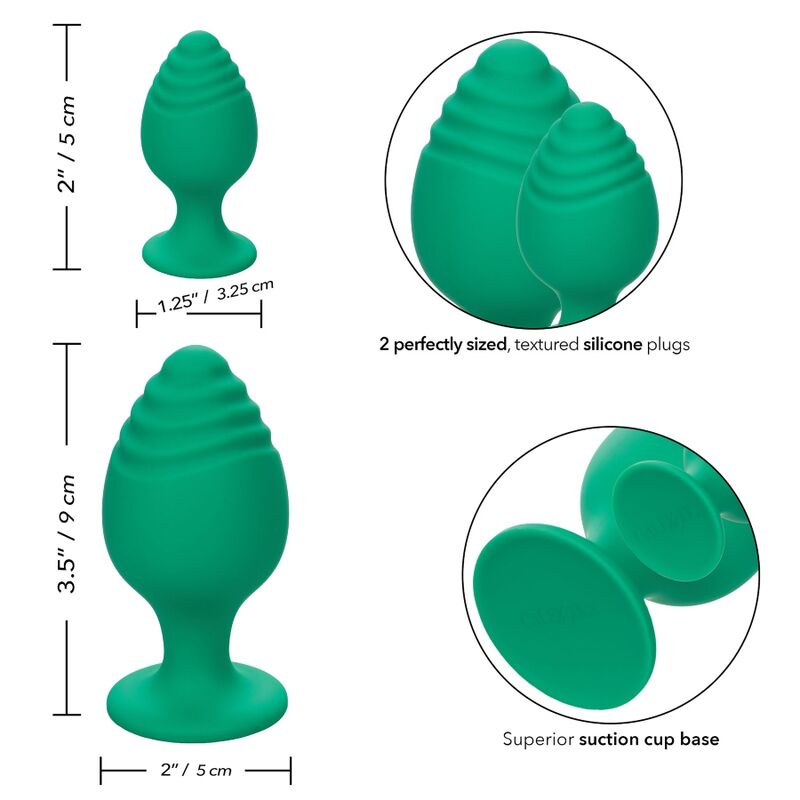 CALEXOTICS - CHEEKY BUTTPLUG VERDE