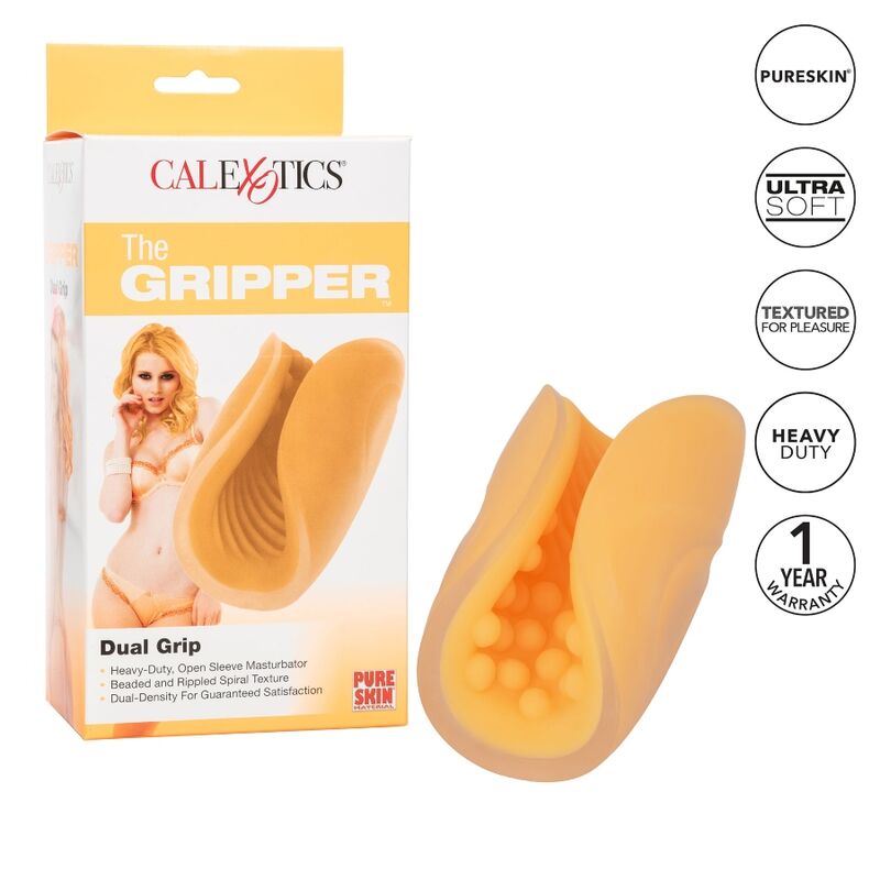 CALEXOTICS - MASTURBATOR MIT PERLENGRIFF, ORANGE