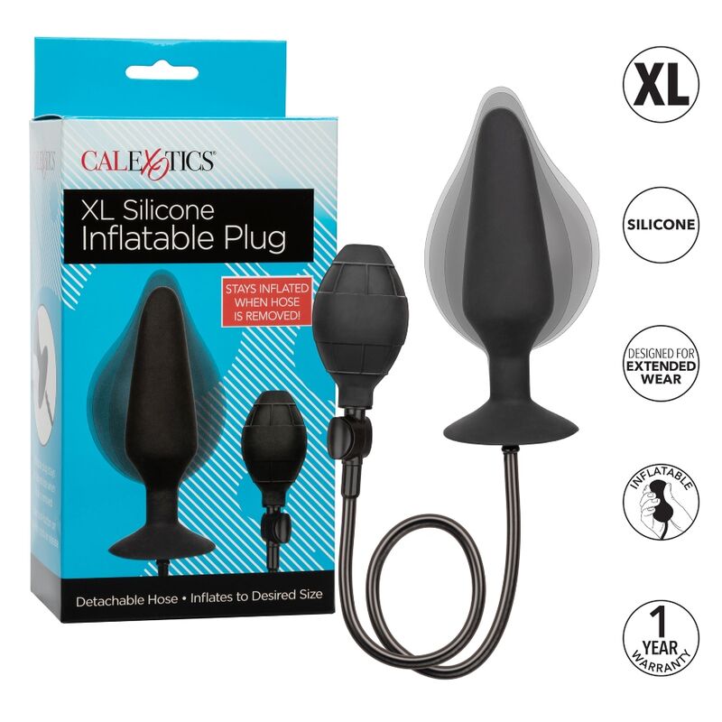 CALEXOTICS - XL AUFBLASBARER SILIKON-PLUG