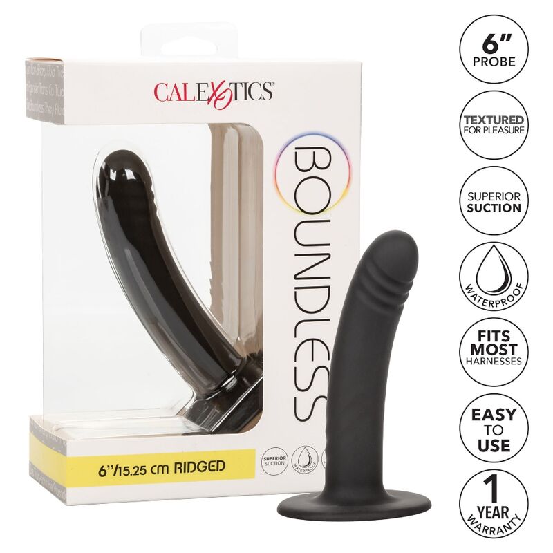 CALEXOTICS - BOUNDLESS DILDO 15,25 CM COMPATIBILE CON IMBRACATURA