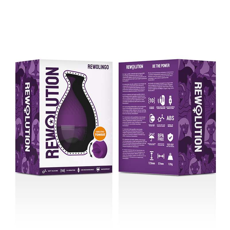 REWOLUTION - REWOLINGO VIBRATOR WITH TONGUE