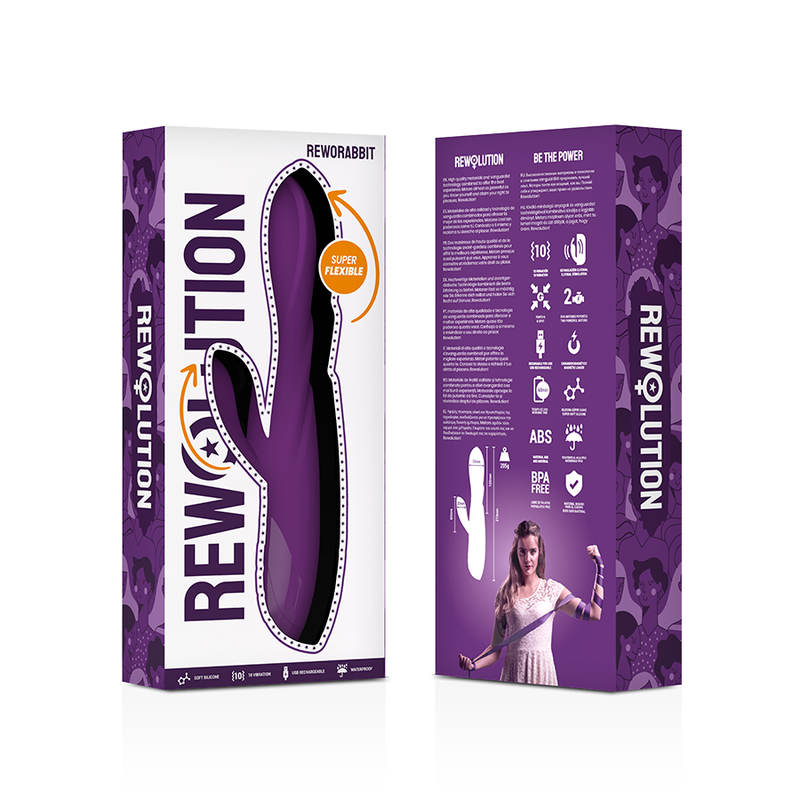 REWOLUTION - REWORABBIT FLEXIBLER VIBRATOR MIT KANINCHEN