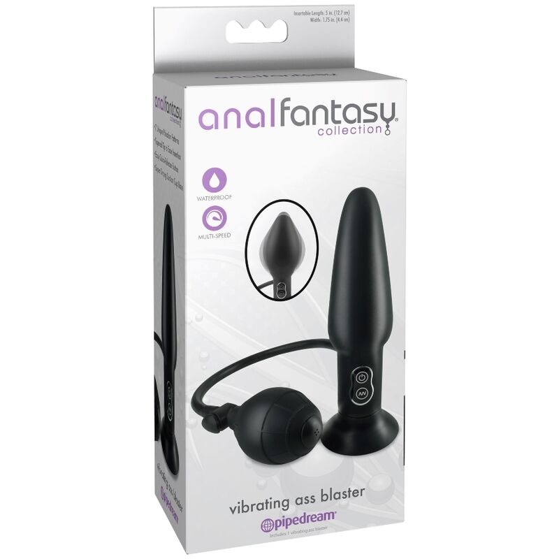 ANAL FANTASY - AUFBLASBARER PLUG-VIBRATOR