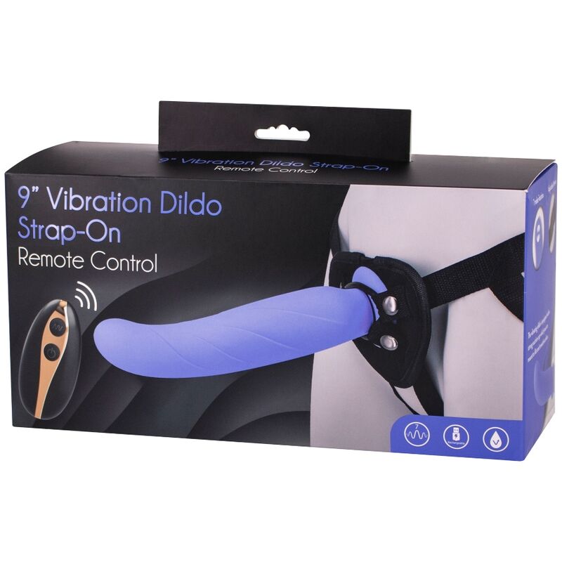 SEVEN CREATIONS - STRAP-ON-HARNESS MIT DILDO 24 CM