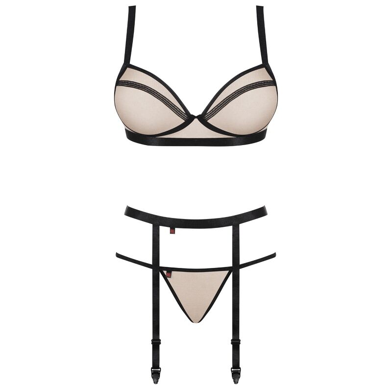 OBSESSIVE - NUDELIA SET THREE PIECES S/M