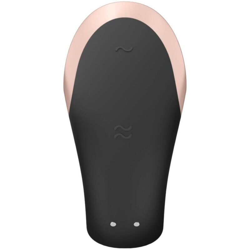 SATISFYER - DOUBLE LOVE LUXUS-PARTNERVIBRATOR SCHWARZ