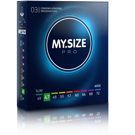 MY SIZE - PRO CONDOMS 47 MM 3 UNITÀ