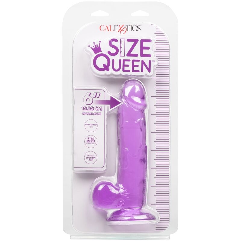 CALEXOTICS - DILDO TAGLIA QUEEN VIOLA 15,3 CM