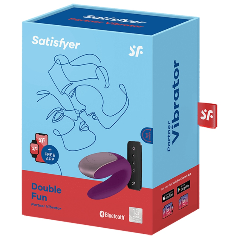 SATISFYER - VIBRATORE DOPPIO FUN PARTNER VIOLA