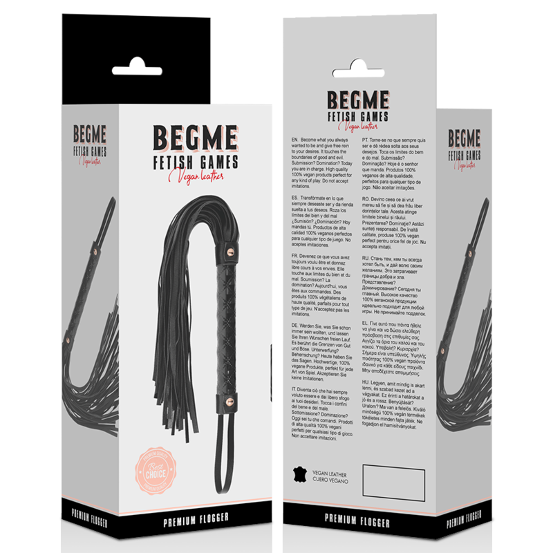 BEGME - FLOGGERS IN PELLE VEGANA EDIZIONE NERA