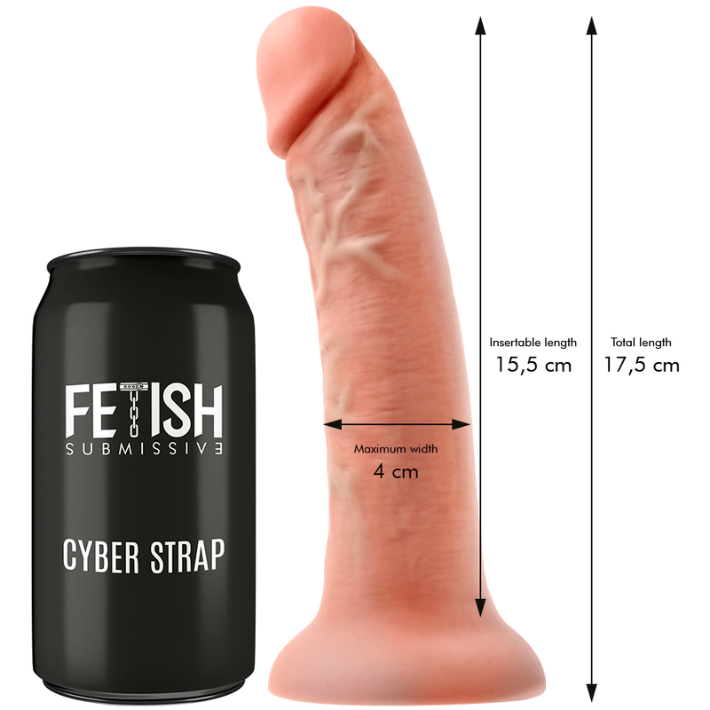 FETISCH SUBMISSIVE CYBER STRAP - HARNESS MIT FERNBEDIENUNG DILDO WATCHME S TECHNOLOGIE