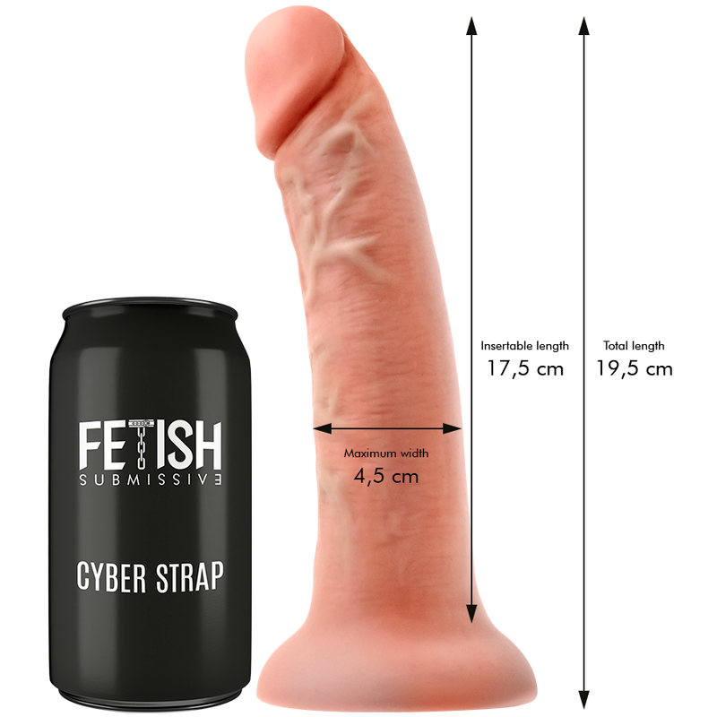 FETISH SUBMISSIVE CYBER STRAP - IMBRACATURA CON DILDO TELECOMANDO WATCHME M TECHNOLOGY