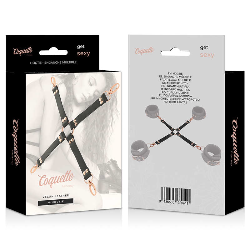 COQUETTE CHIC DESIRE - FANTASY-HOG-TIE AUS VEGANEM LEDER